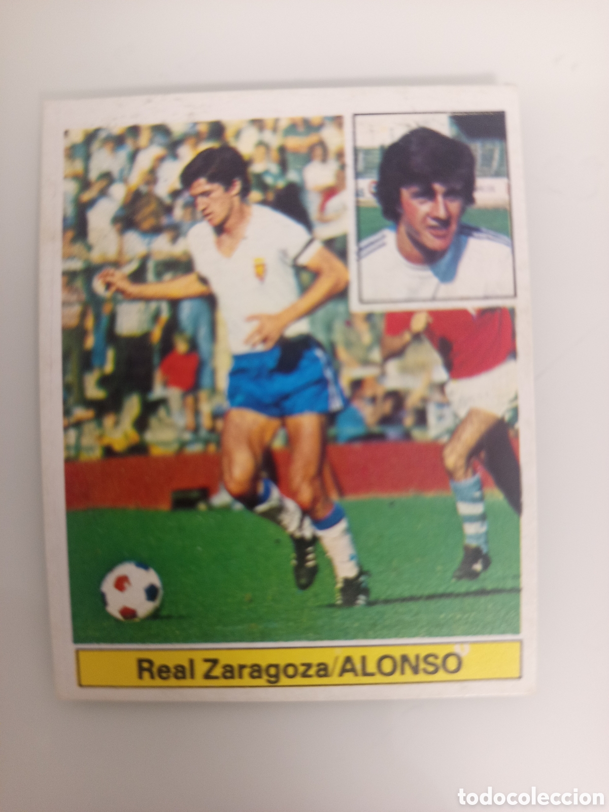 Cartes &agrave; collectionner de Football: ❇️ CROMO ⚽ ALONSO ZARAGOZA 81 82 1981 1982 EDICIONES ESTE DESPEGADO DE &Aacute;LBUM ❇️