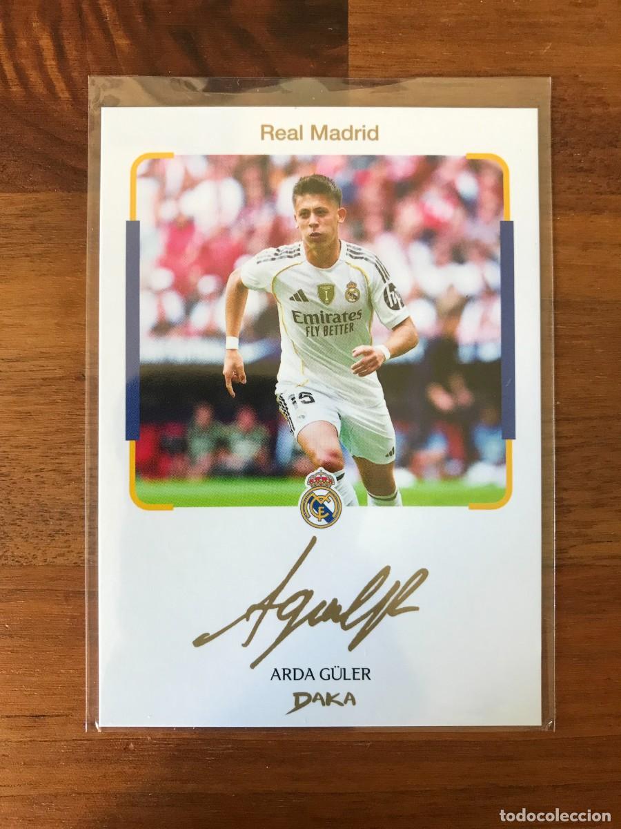 Cromos de F&uacute;tbol: ARDA GULER - REAL MADRID - INSTANT CHEKI FIRMA IMPRESA - DAKA - 2025