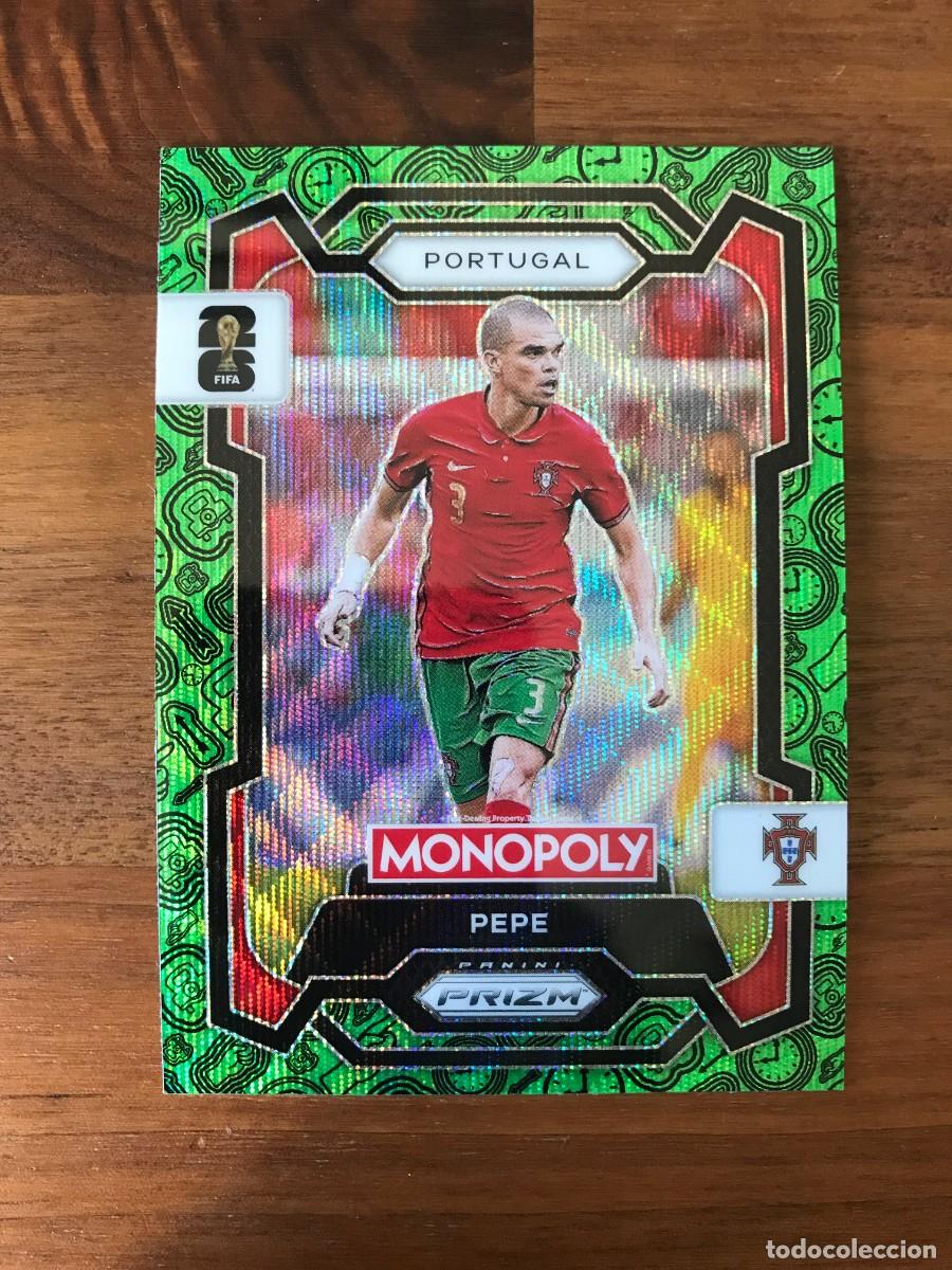 Figurine di Calcio: PEPE - PORTUGAL - GREEN VERDE PARALLEL - PANINI PRIZM MONOPOLY WORLD CUP 2026 26