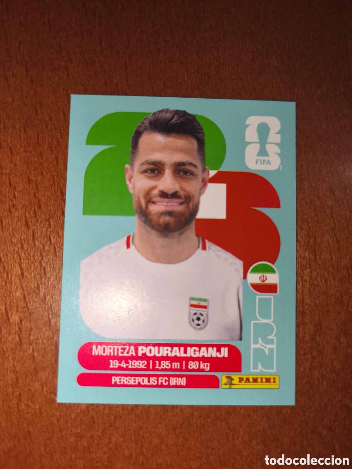 Cromos de F&uacute;tbol: IRN3 Morteza Pouraliganji IRN 3 Fifa World Cup 2026 Ir&aacute;n