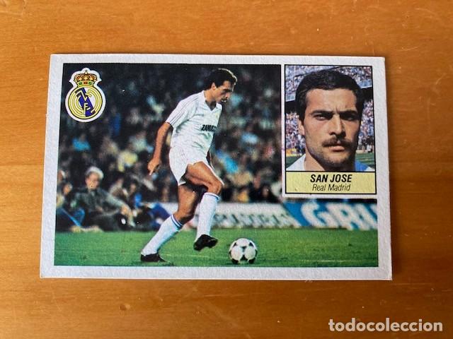 Cromos de F&uacute;tbol: SAN JOSE REAL MADRID 84-85 ESTE NUNCA PEGADO