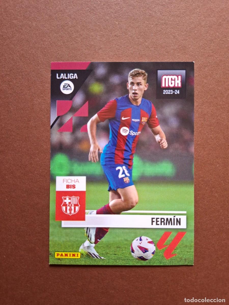 Cromos de F&uacute;tbol: FERMIN ROOKIE 106BIS 106 BARCELONA FICHA BIS COLOCA MGK LIGA 2023 2024 23 24 MEGACRACKS PANINI NUEVO
