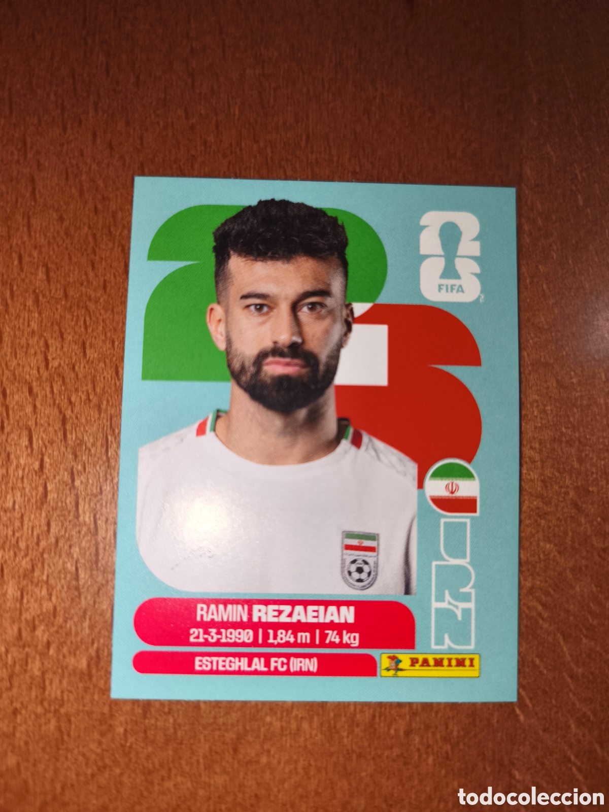 Cromos de F&uacute;tbol: IRN7 Ramin Rezaeian IRN 7 Fifa World Cup 2026 Ir&aacute;n