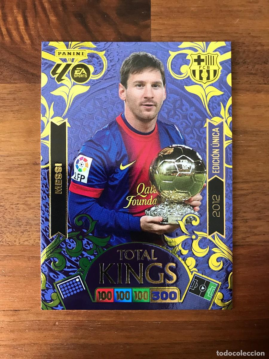 Cromos de F&uacute;tbol: LIONEL MESSI - FC BARCELONA - TOTAL KINGS EDICION UNICA 2012 - PANINI ADRENALYN XL 2025