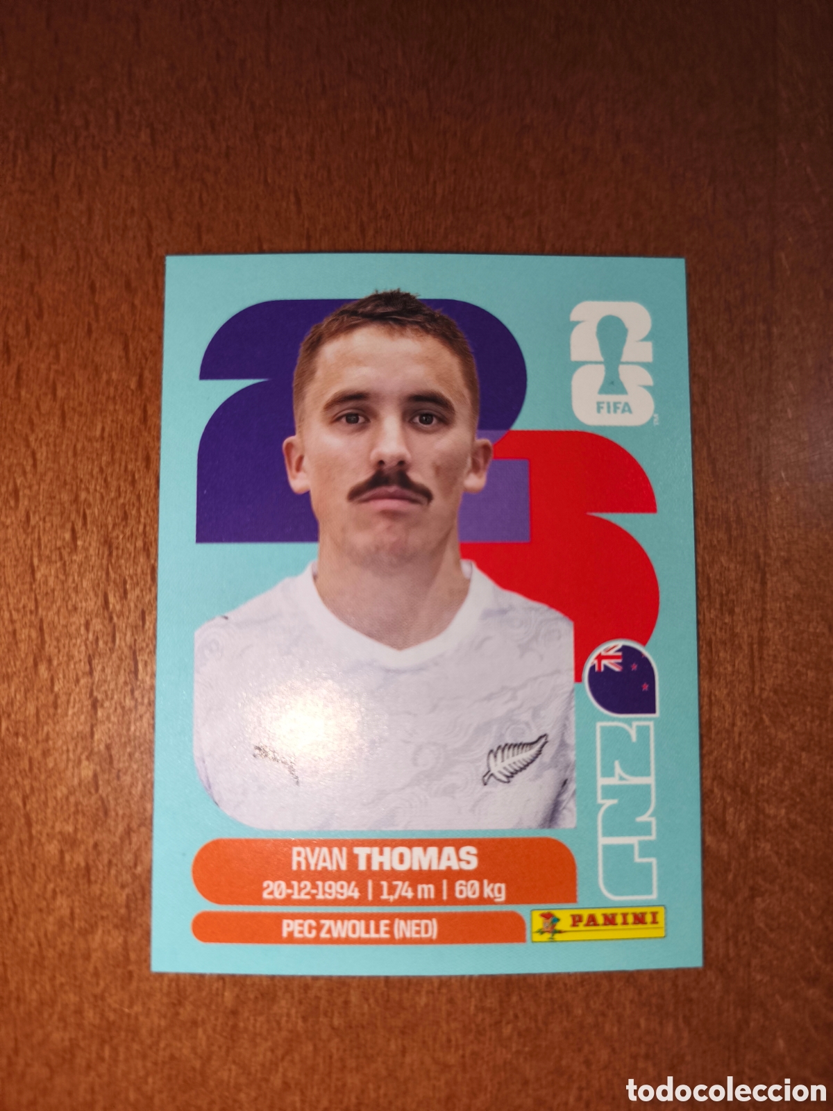 Cromos de F&uacute;tbol: NZL12 Ryan Thomas NZL 12 Fifa World Cup 2026 Nueva Zelanda