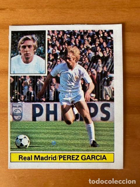 Cromos de F&uacute;tbol: PEREZ GARCIA REAL MADRID 81-82 ESTE RECUPERADO