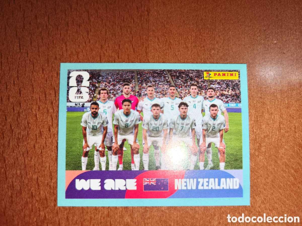 Cromos de F&uacute;tbol: NZL13 Equipo NZL 13 Fifa World Cup 2026 Nueva Zelanda