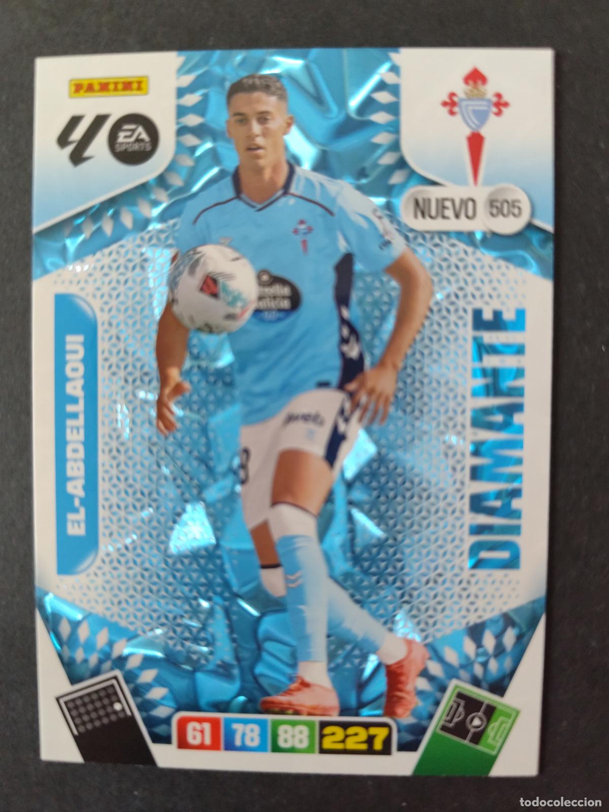 Cromos de F&uacute;tbol: 505 EL-ABDELLAOUI CELTA VIGO NUEVO DIAMANTE ADRENALYN 2025 2026 25 26 PEDIDO M&Iacute;NIMO 2&euro;
