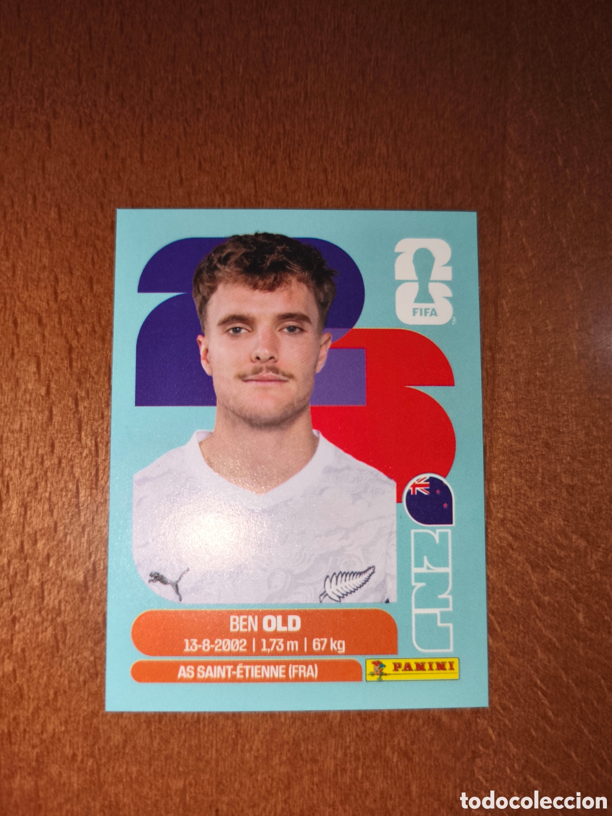 Cromos de F&uacute;tbol: NZL16 Ben Old NZL 16 Fifa World Cup 2026 Nueva Zelanda