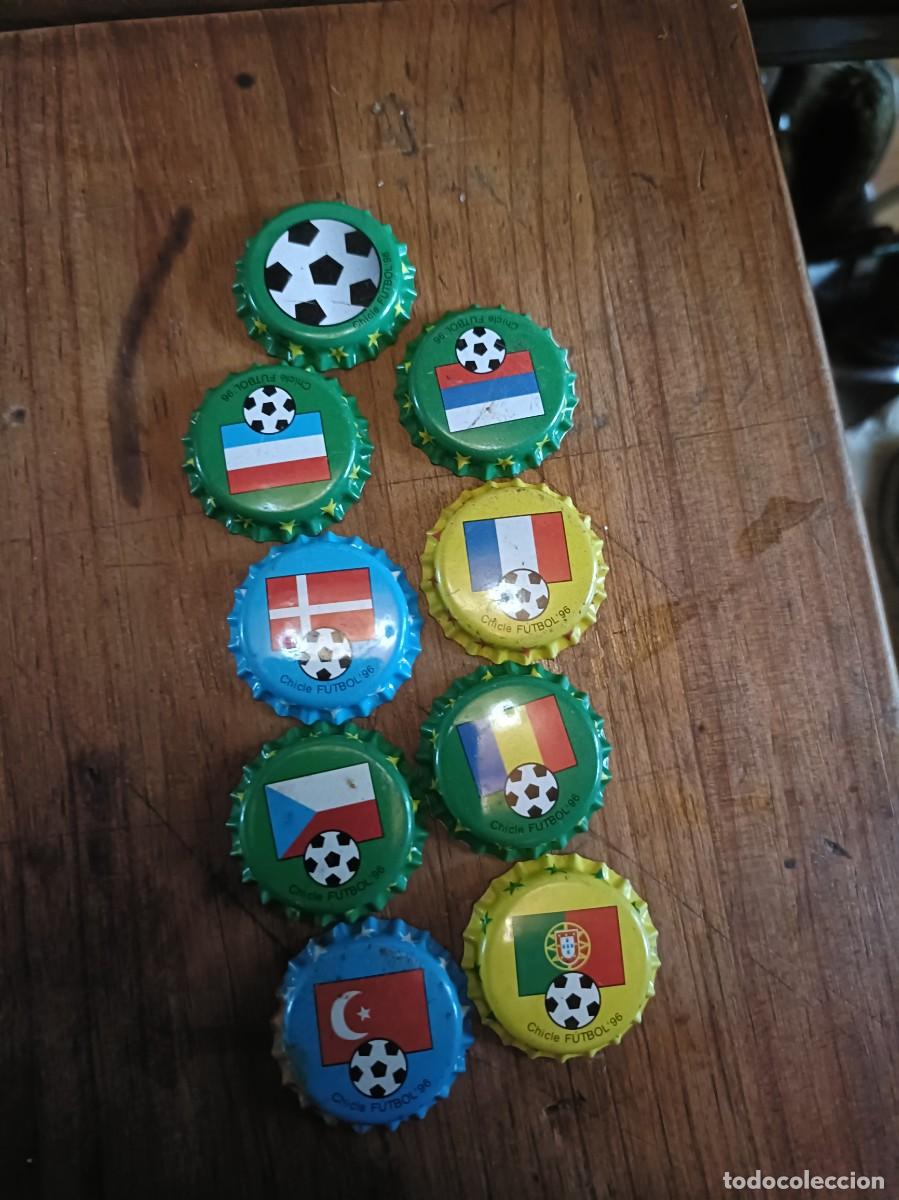 Cromos de F&uacute;tbol: TAPON CORONA CHAPA BOTTLE CAP CHICLE FUTBOL 96