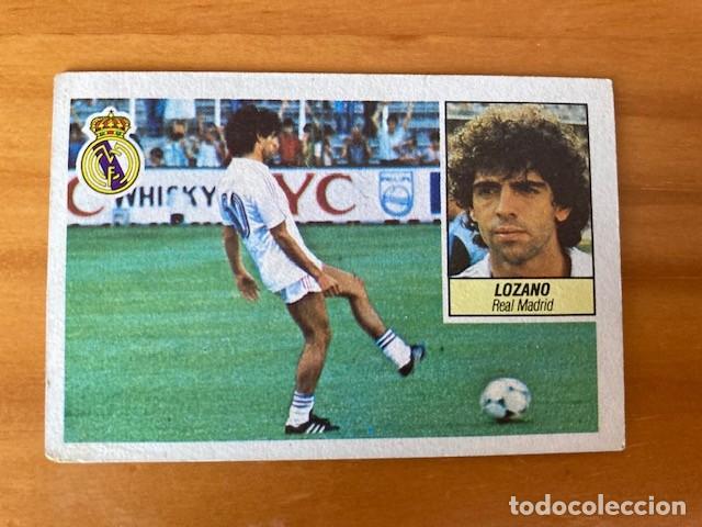 Cromos de F&uacute;tbol: LOZANO REAL MADRID 84-85 ESTE NUNCA PEGADO