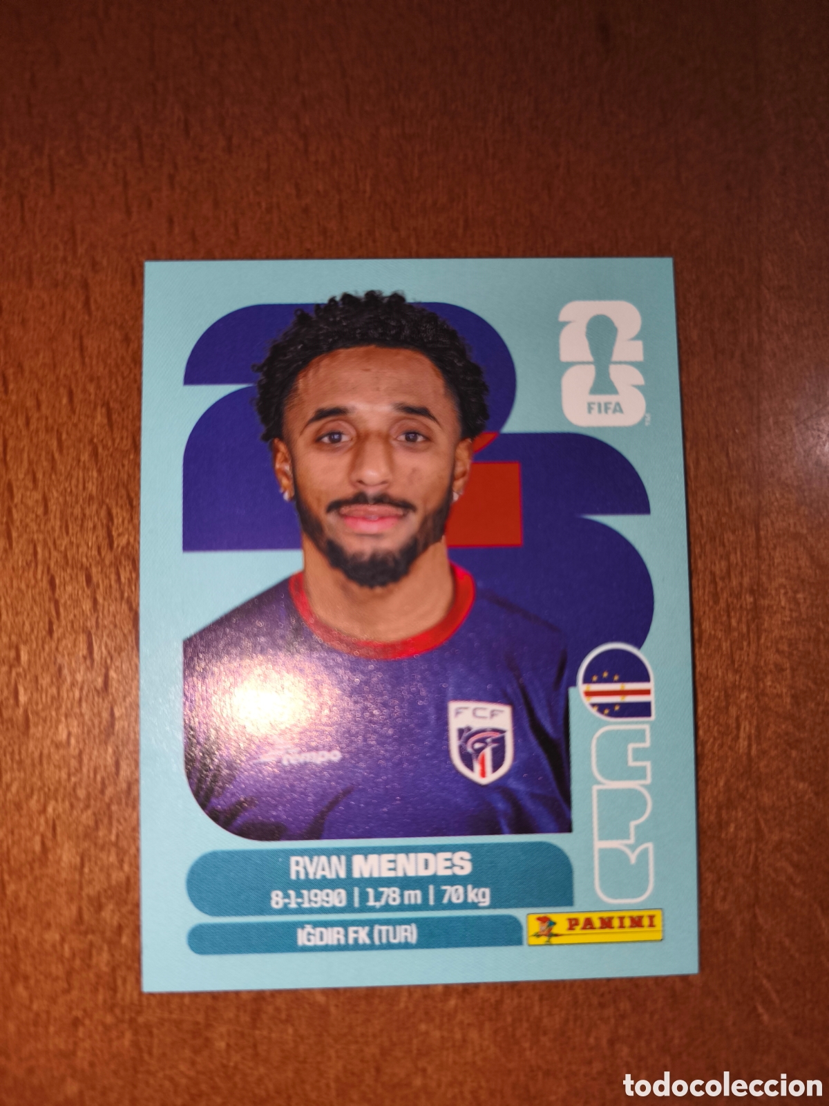 Cromos de F&uacute;tbol: CPV17 Ryan Mendes CPV 17 Fifa World Cup 2026 Cabo Verde