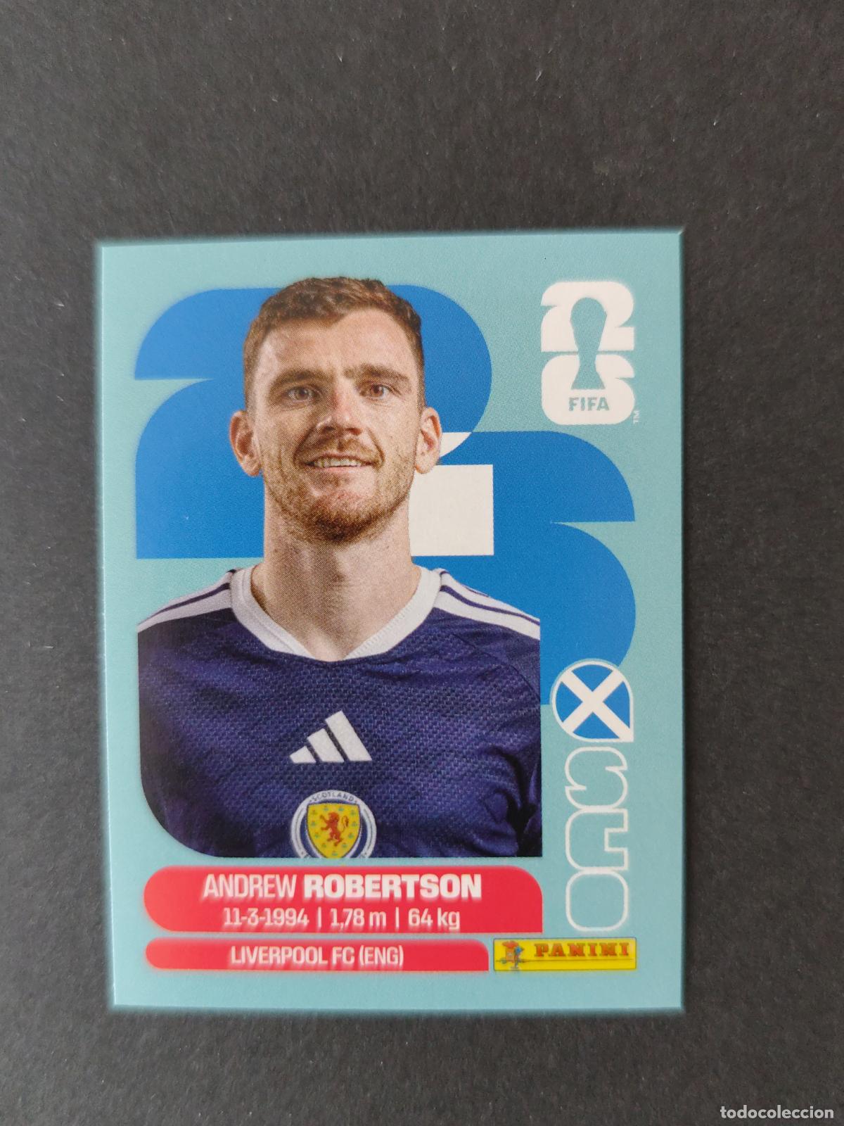 Cromos de F&uacute;tbol: SCO6 ANDREW ROBERTSON 6 ESCOCIA MUNDIAL FIFA WORLD CUP 2026 STICKER PANINI SIN PEGAR