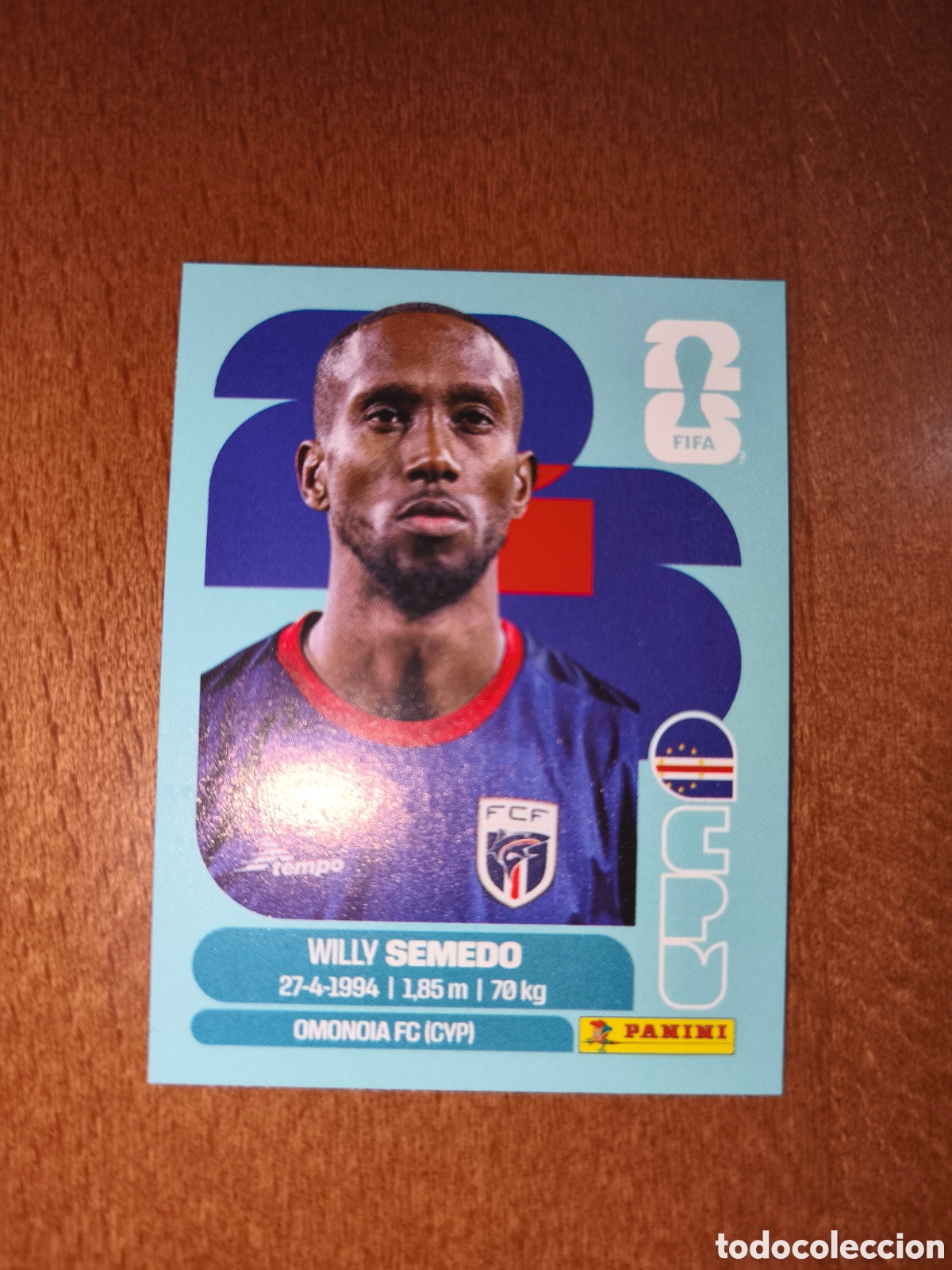 Cromos de F&uacute;tbol: CPV19 Willy Semedo CPV 19 Fifa World Cup 2026 Cabo Verde