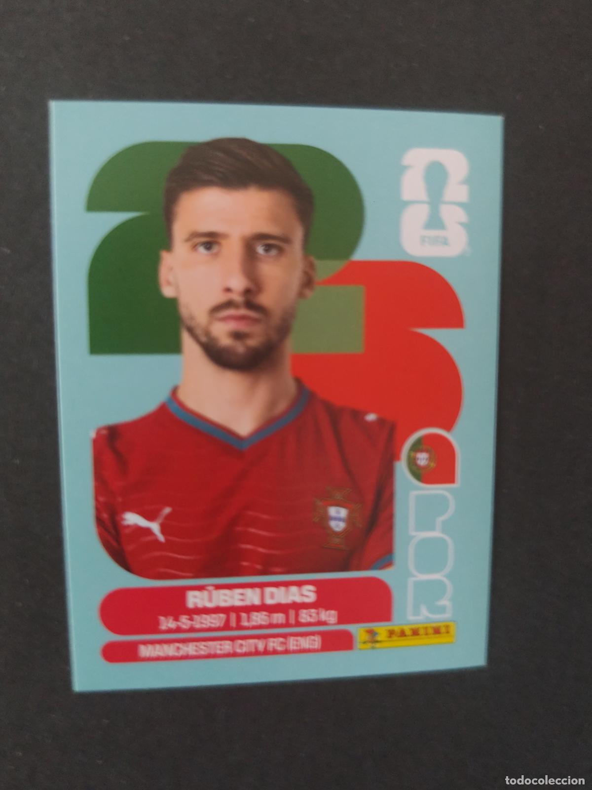 Cromos de F&uacute;tbol: POR4 R&Uacute;BEN DIAS 4 PORTUGAL MUNDIAL FIFA WORLD CUP 2026 STICKER PANINI SIN PEGAR