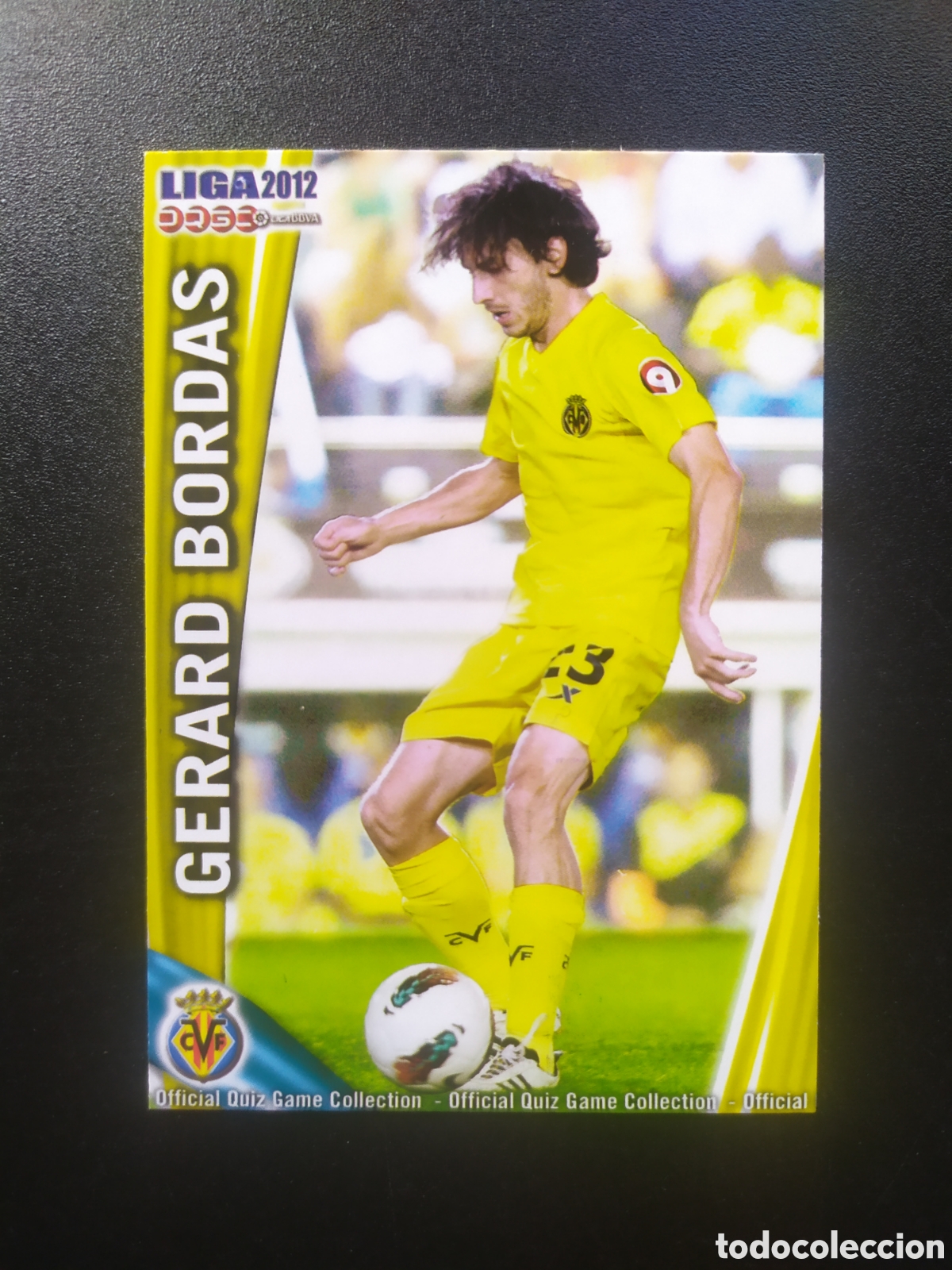Cromos de F&uacute;tbol: Mundicromo fichas Liga 2011 2012 11 12 Gerard Bordas n &deg; 647 Villarreal