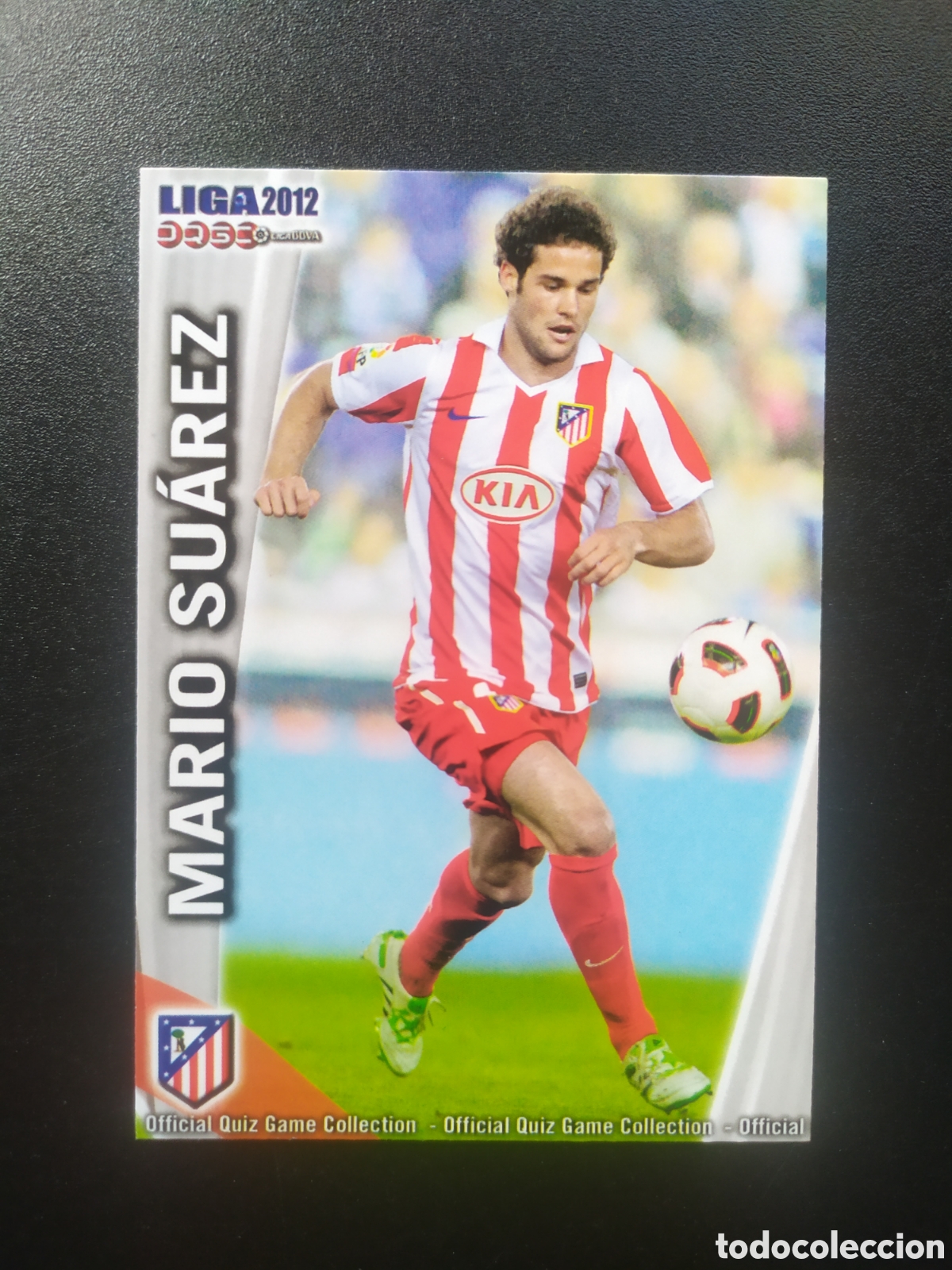 Fu&szlig;ball-Sticker: Mundicromo fichas Liga 2011 2012 11 12 Mario Su&aacute;rez n&deg; 177 Atl&eacute;tico Madrid