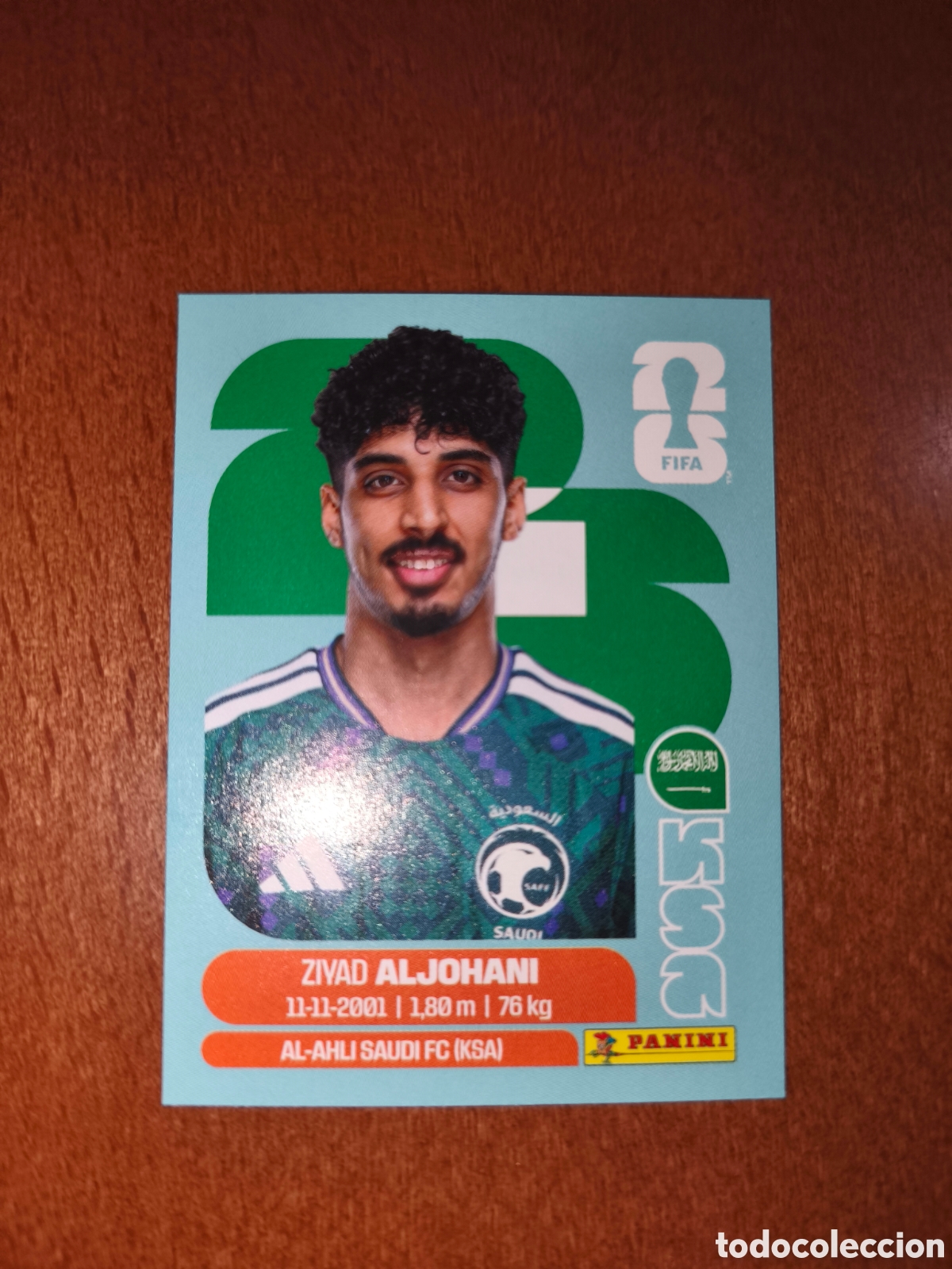 Cromos de F&uacute;tbol: KSA10 Ziyad Aljohani KSA 10 Fifa World Cup 2026 Arabia Saud&iacute;