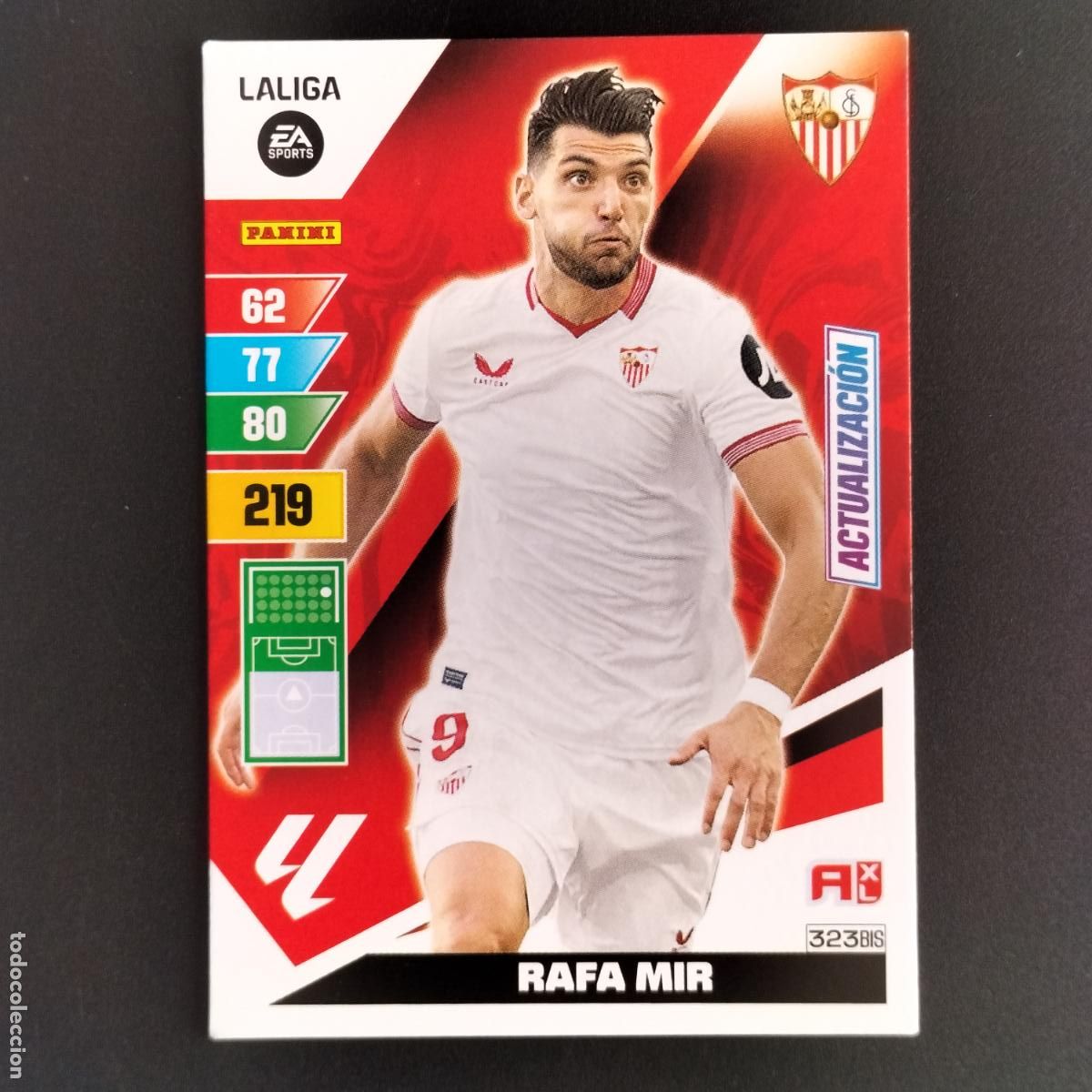 Cromos de Futebol: 323 BIS RAFA MIR ACTUALIZACION SEVILLA CROMOS ADRENALYN XL LALIGA CARD 2023 2024 23 24 PANINI
