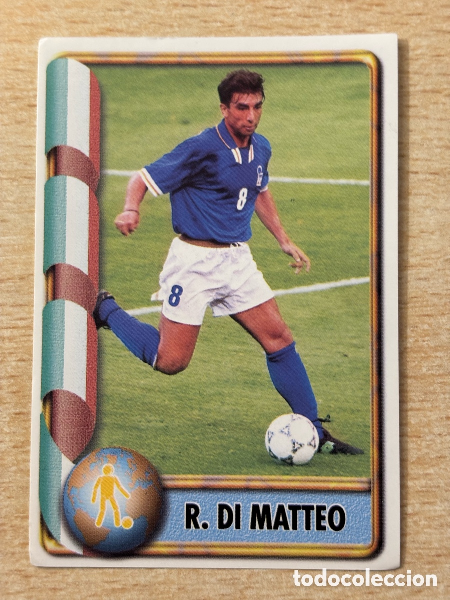 Cartes &agrave; collectionner de Football: # 324 Di Matteo Italia Mundial Francia 98 Ediciones Estadio