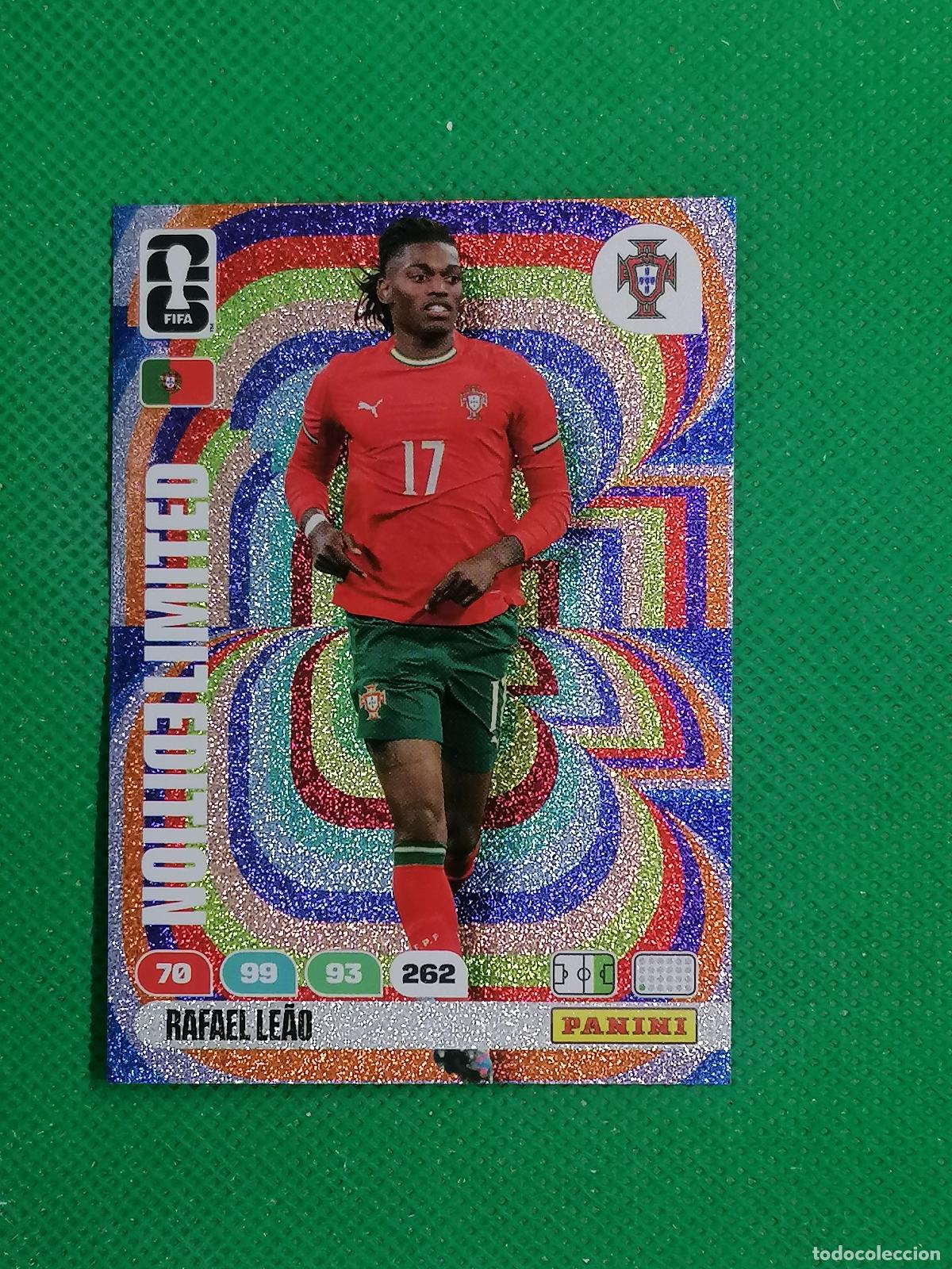 Cartes &agrave; collectionner de Football: RAFAEL LEAO PORTUGAL LIMITED EDITION ⚽ PANINI ADRENALYN FIFA WORLD CUP 26 2026 ⚽