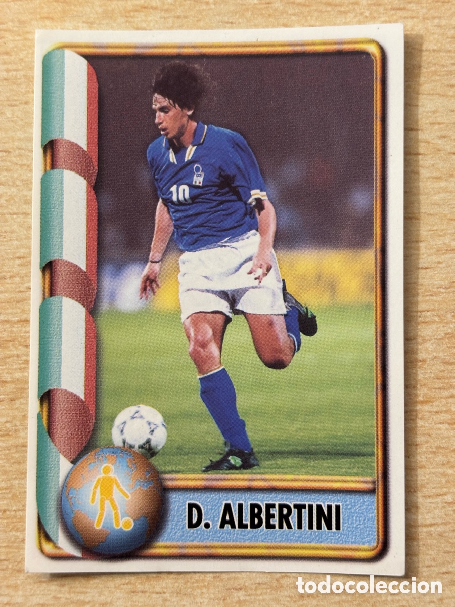 Cartes &agrave; collectionner de Football: # 323 Albertini Italia Mundial Francia 98 Ediciones Estadio