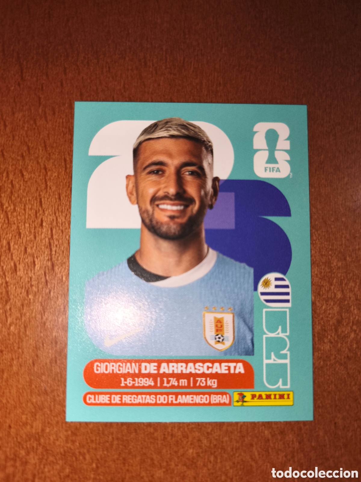 Cartes &agrave; collectionner de Football: URU11 Giorgian De Arrascaeta URU 11 Fifa World Cup 2026 Uruguay
