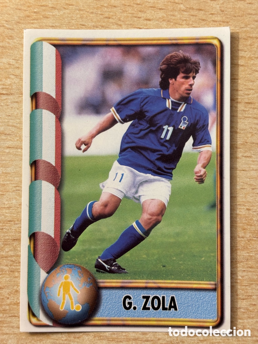 Cartes &agrave; collectionner de Football: # 322 Zola Italia Mundial Francia 98 Ediciones Estadio