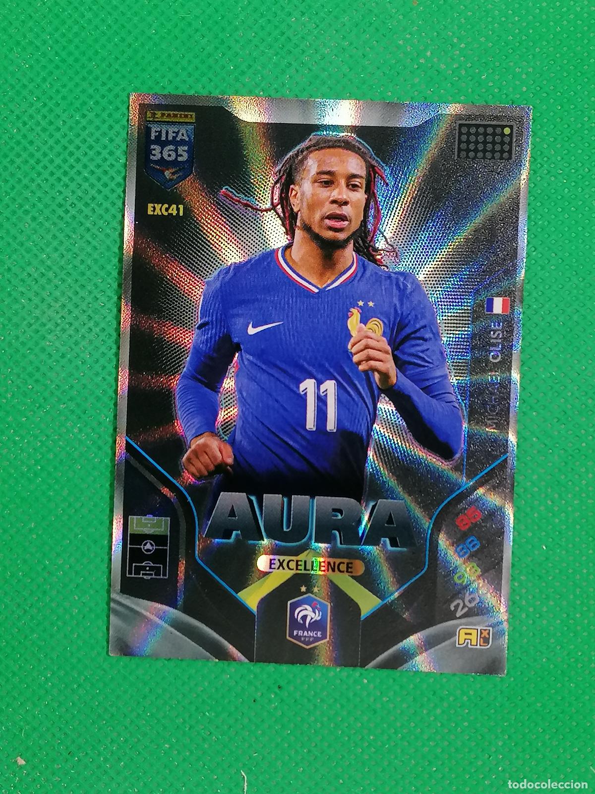 Cartes &agrave; collectionner de Football: EXC 41 EXC41 MICHAEL OLISE FRANCIA AURA EXCELLENCE ⚽PANINI ADRENALYN FIFA 365 2025 2026 25 26 ⚽