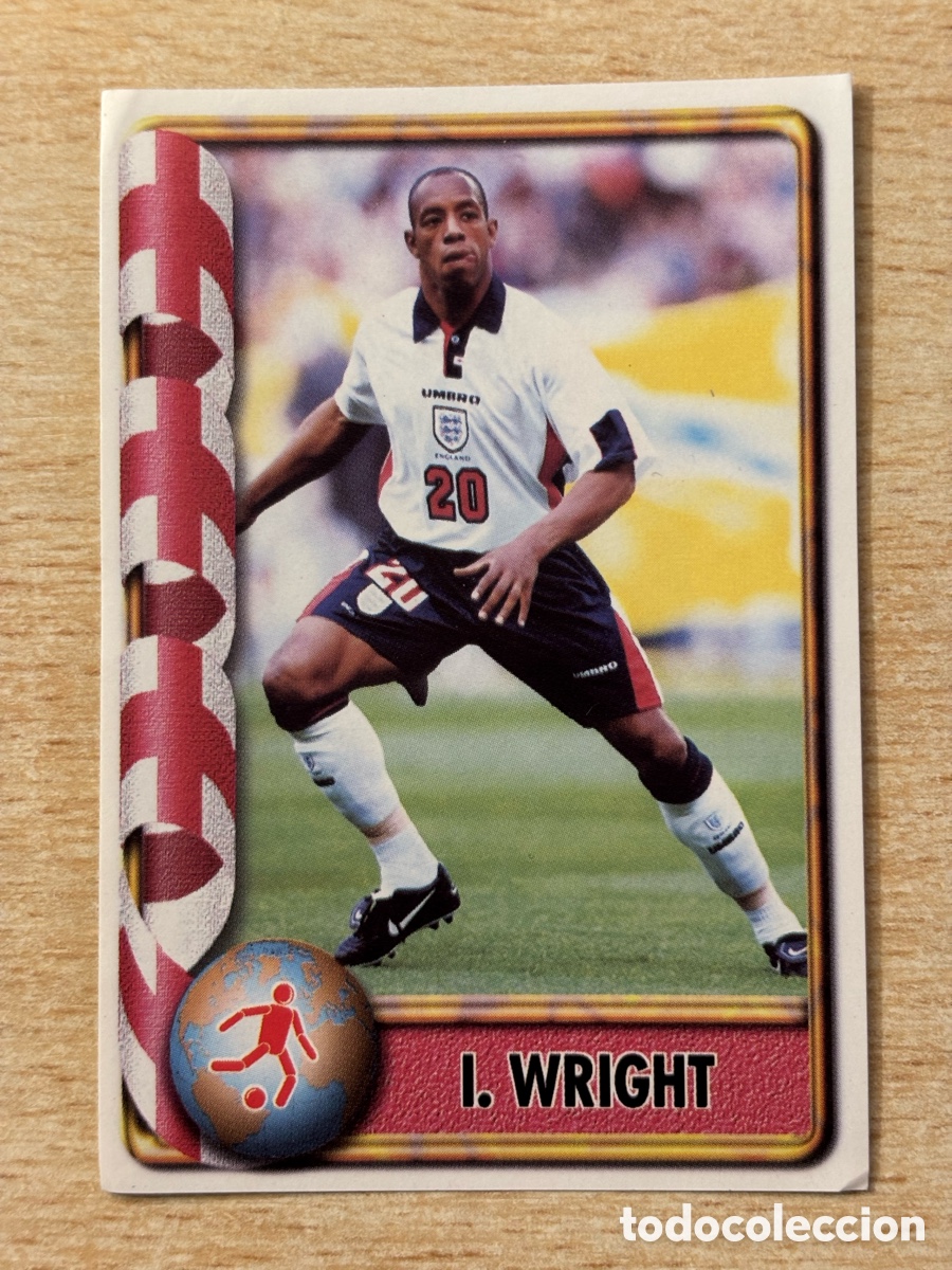 Cartes &agrave; collectionner de Football: # 314 Wright Inglaterra Mundial Francia 98 Ediciones Estadio