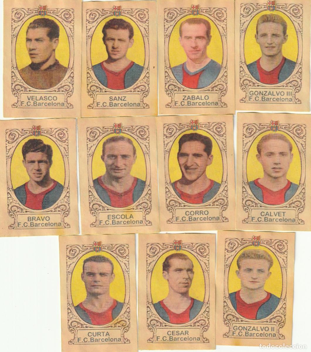 Cromos de Futebol: 10646 - 11 CROMOS NUEVOS LIGA 44 CHOCOLATES LLORET -F.C. BARCELONA