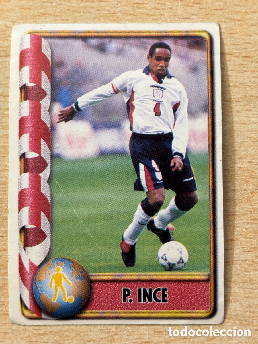 Football Stickers: # 309 Ince Inglaterra Mundial Francia 98 Ediciones Estadio