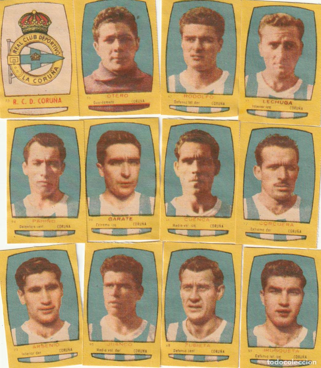 Football Stickers: 10647 - 12 CROMOS NUEVOS LIGA 54 55 PRODUCTOS MARI-SOL -R.C.DEPORTIVO DE LA CORU&Ntilde;A