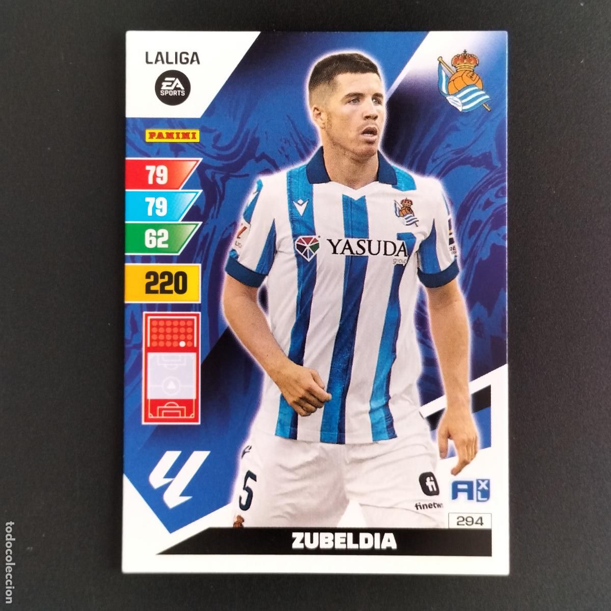 Cromos de F&uacute;tbol: 294 ZUBELDIA REAL SOCIEDAD CROMOS ADRENALYN XL LALIGA CARD 2023 2024 23 24 PANINI