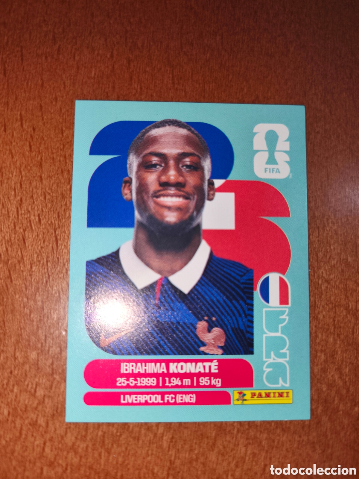 Cromos de F&uacute;tbol: FRA6 Ibrahima Konate FRA 6 Fifa World Cup 2026 Francia
