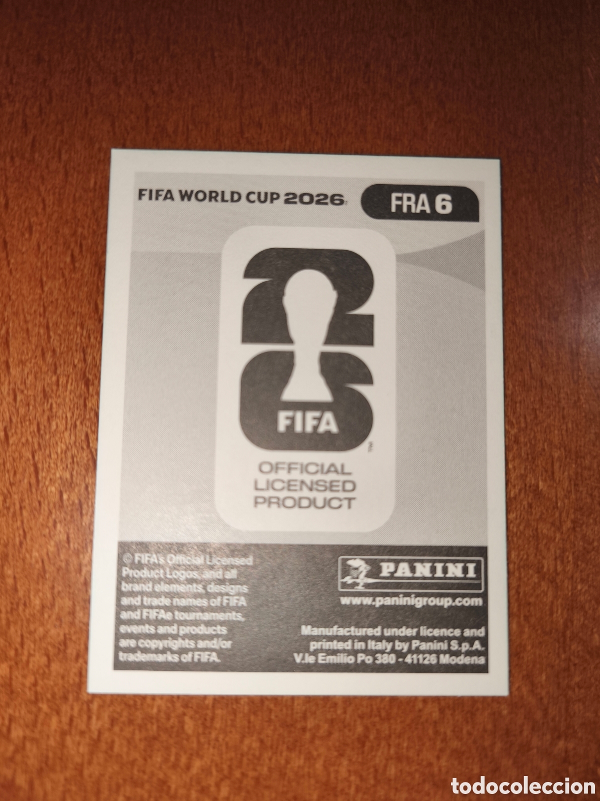 Cromos de F&uacute;tbol: FRA6 Ibrahima Konate FRA 6 Fifa World Cup 2026 Francia
