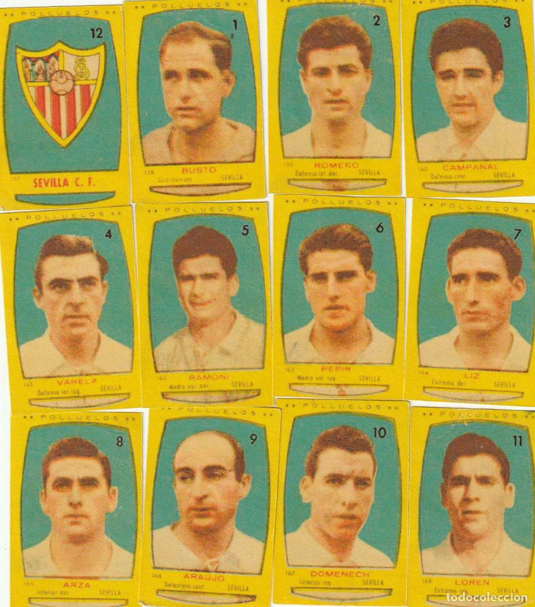 Cromos de F&uacute;tbol: 10649 - 12 CROMOS NUEVOS LIGA 54 55 POLLUELOS-SEVILLA, C.F.