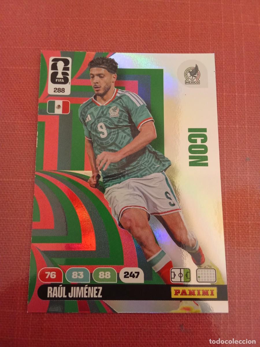 Cromos de F&uacute;tbol: 288 Ra&uacute;l Jim&eacute;nez ICON M&eacute;xico ADRENALYN fifa world CUP 2026