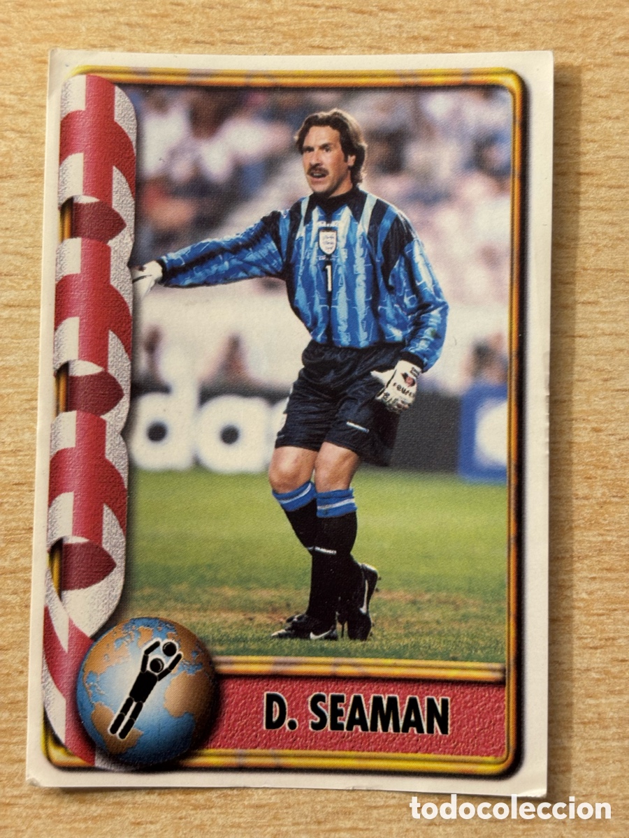 Cromos de F&uacute;tbol: # 301 Seaman Inglaterra Mundial Francia 98 Ediciones Estadio
