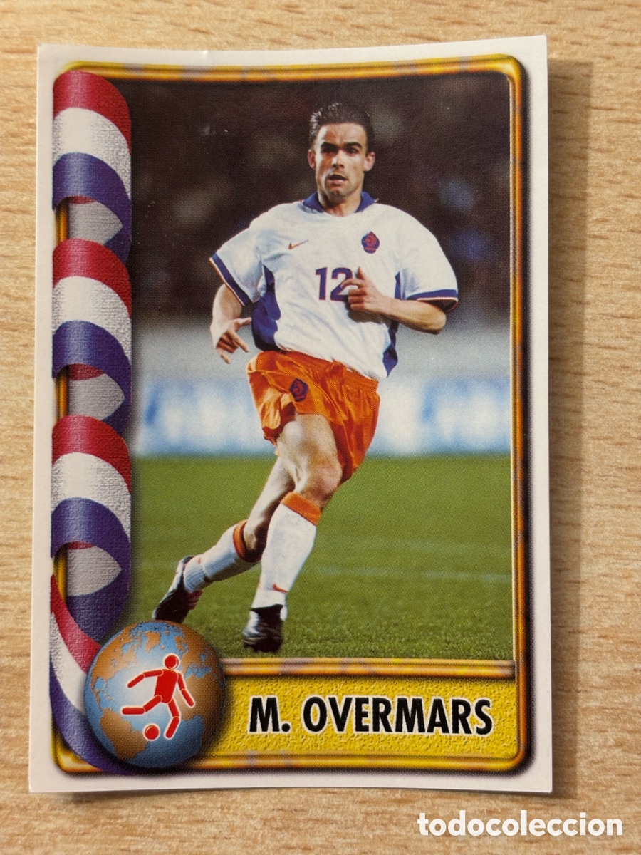 Cromos de F&uacute;tbol: # 297 Overmars Holanda Mundial Francia 98 Ediciones Estadio