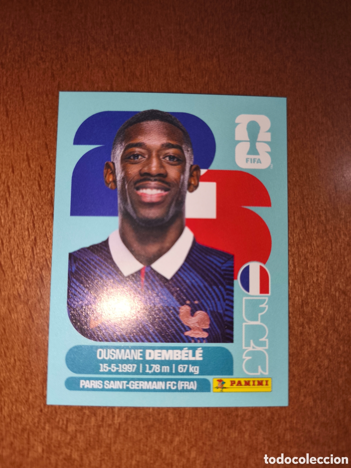 Cromos de F&uacute;tbol: FRA15 Ousmane Dembele FRA 15 Fifa World Cup 2026 Francia