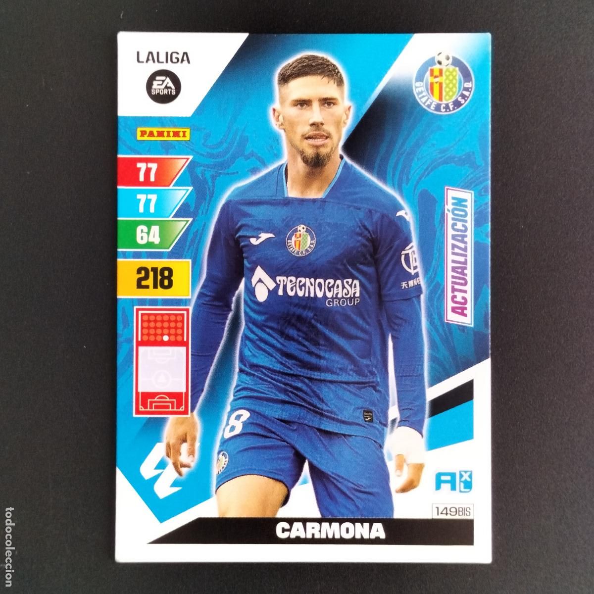 Cromos de F&uacute;tbol: 149 BIS CARMONA ACTUALIZACION GETAFE CROMOS ADRENALYN XL LALIGA CARD 2023 2024 23 24 PANINI