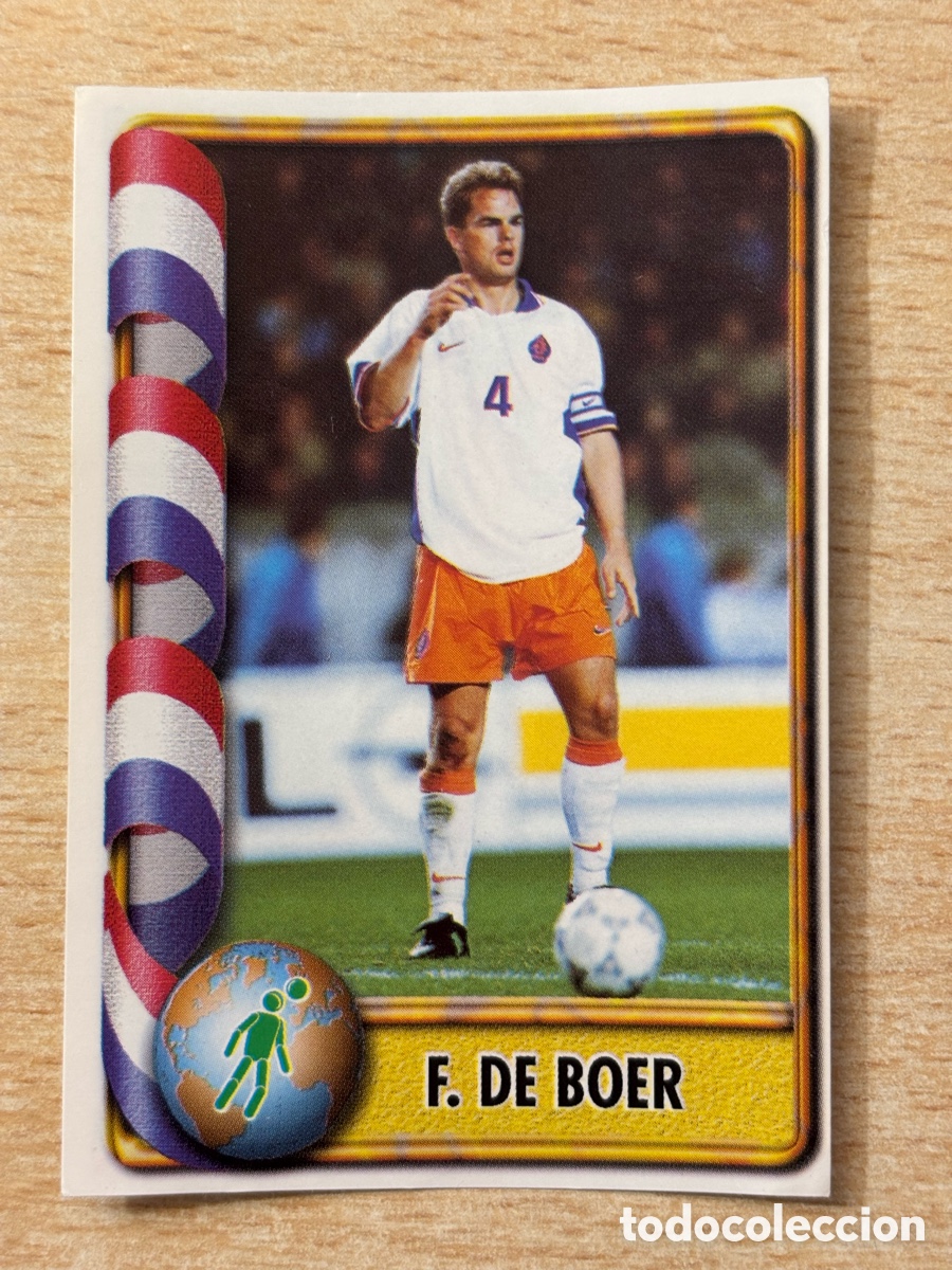 Cromos de F&uacute;tbol: # 289 Frank de Boer Holanda Mundial Francia 98 Ediciones Estadio