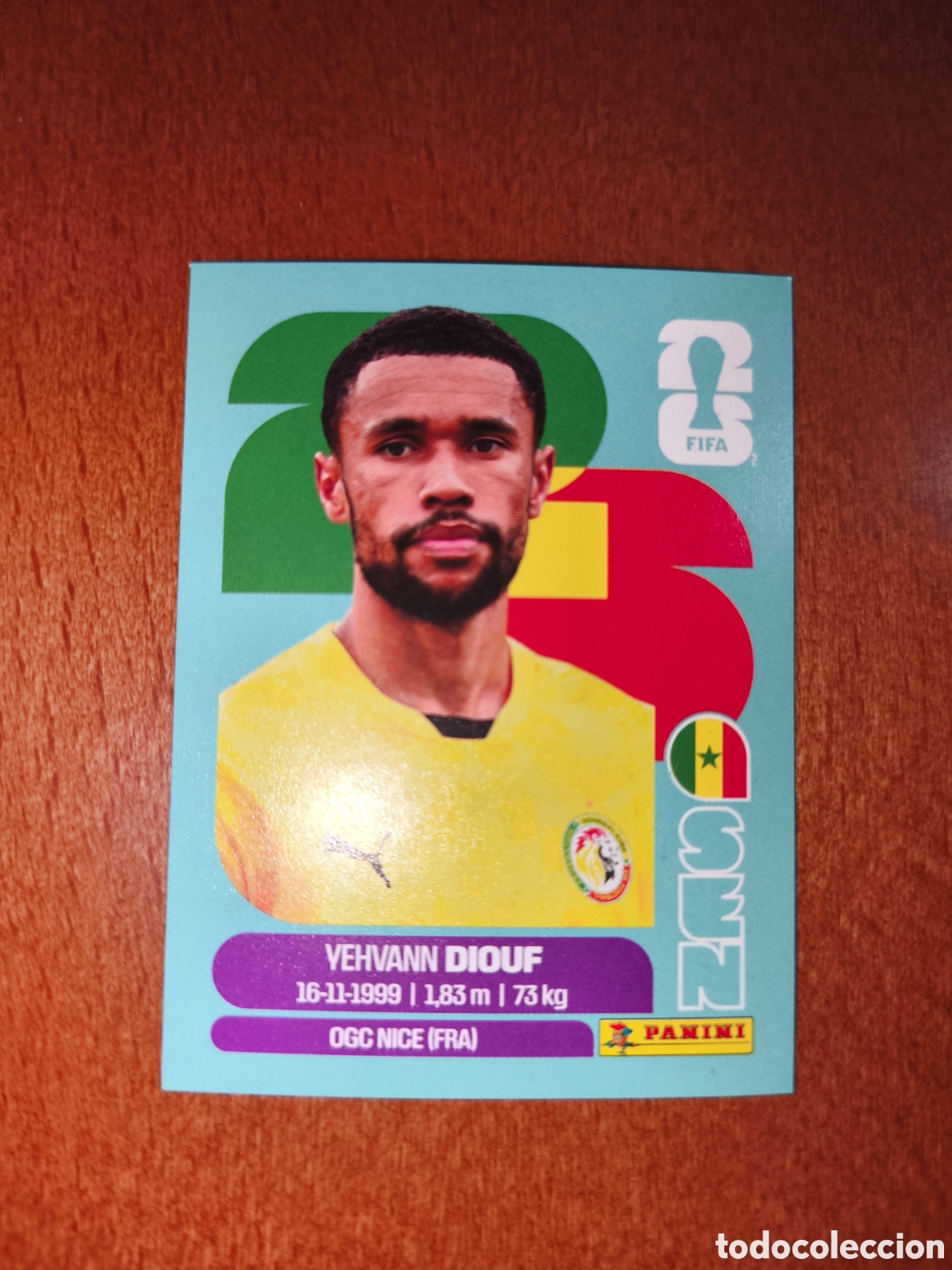 Cromos de F&uacute;tbol: SEN3 Yehvann Diouf SEN 3 Fifa World Cup 2026 Senegal