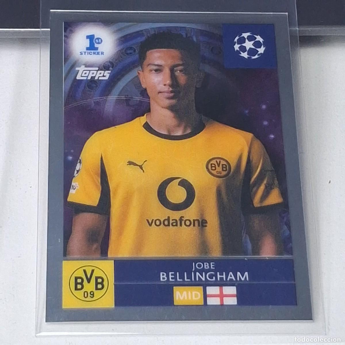 Cromos de F&uacute;tbol: 295 JOBE BELLINGHAM DURO CHROME 1ST STICKER DORTMUND TOPPS UEFA CHAMPIONS LEAGUE 2025-26 25 26