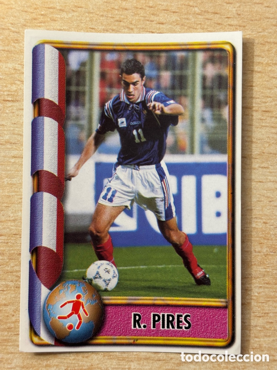 Cromos de F&uacute;tbol: # 282 Pires Mundial Francia 98 Ediciones Estadio