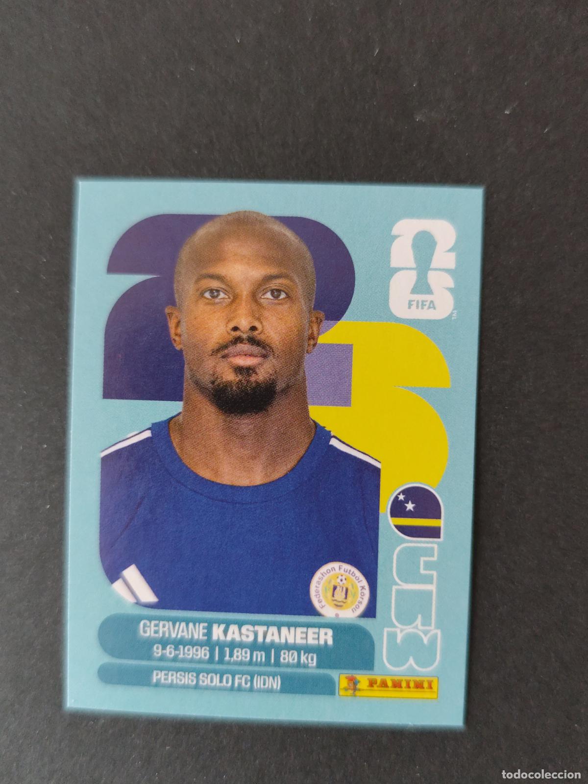 Cromos de F&uacute;tbol: CUW19 GERVANE KASTANEER 19 CURAZAO CURA&Ccedil;AO MUNDIAL FIFA WORLD CUP 2026 STICKER PANINI SIN PEGAR