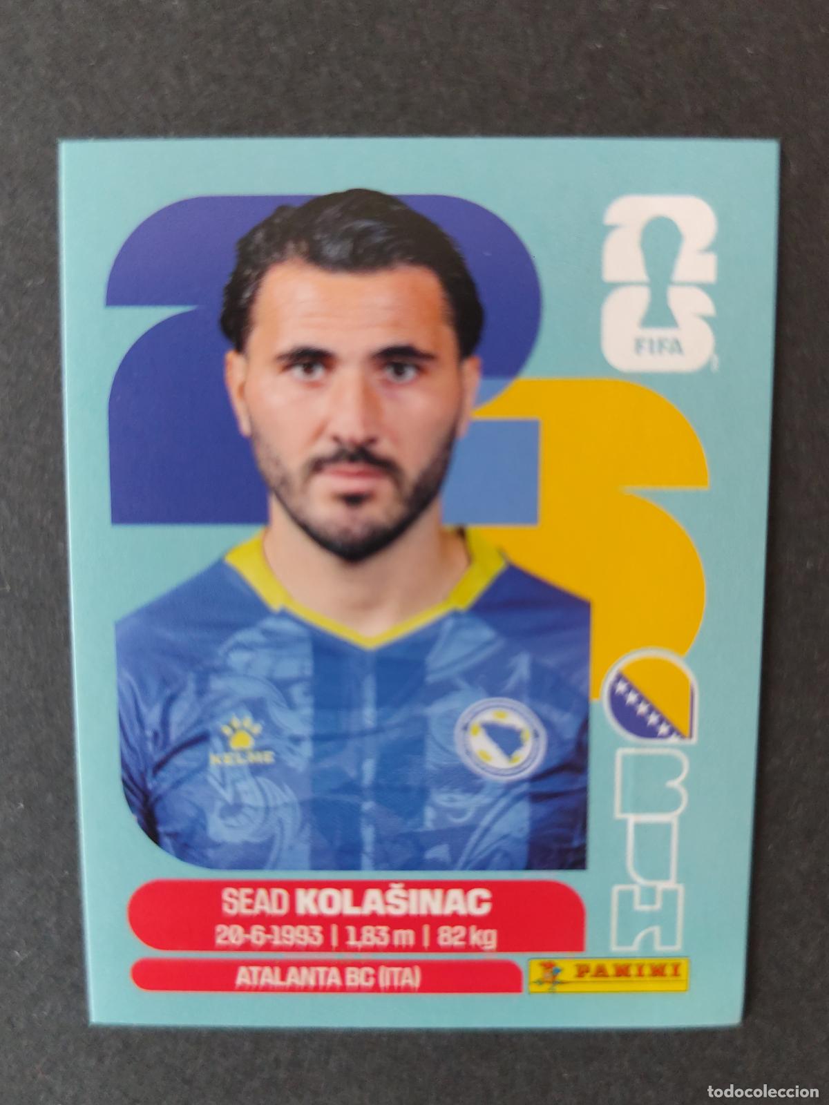 Cromos de F&uacute;tbol: BIH4 SEAD KOLA&Scaron;INAC 4 BOSNIA HERZEGOVINA MUNDIAL FIFA WORLD CUP 2026 STICKER PANINI SIN PEGAR