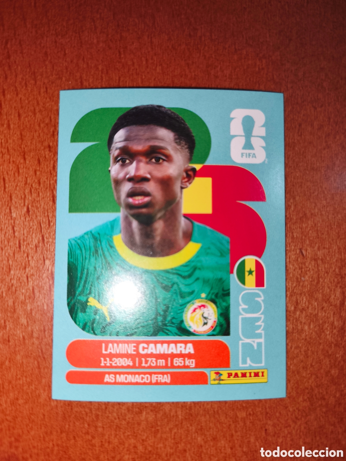 Fu&szlig;ball-Sticker: SEN14 Lamine Camara SEN 14 Fifa World Cup 2026 Senegal