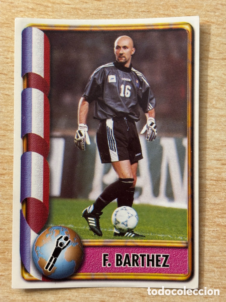 Fu&szlig;ball-Sticker: # 269 Barthez Mundial Francia 98 Ediciones Estadio